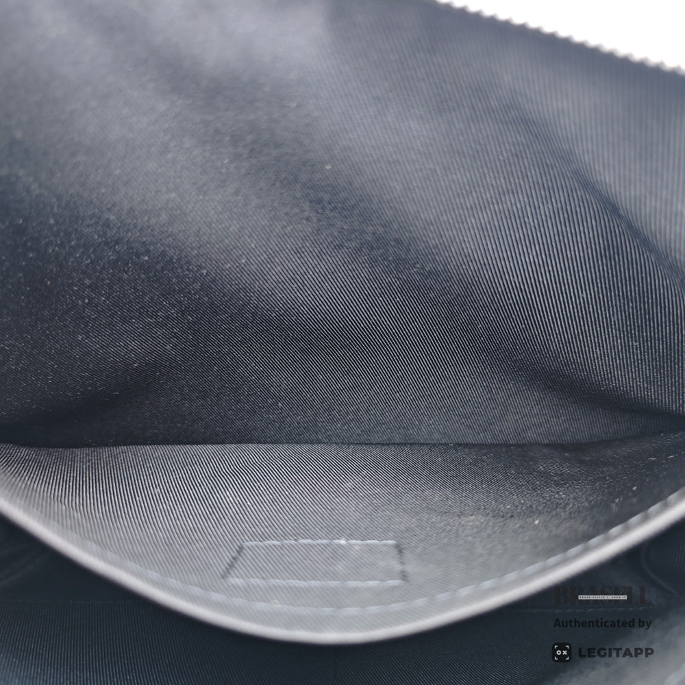 LOUIS VUITTON Voyage Souple Damoflage Canvas Clutch Bag 【ImportFeeFREE】