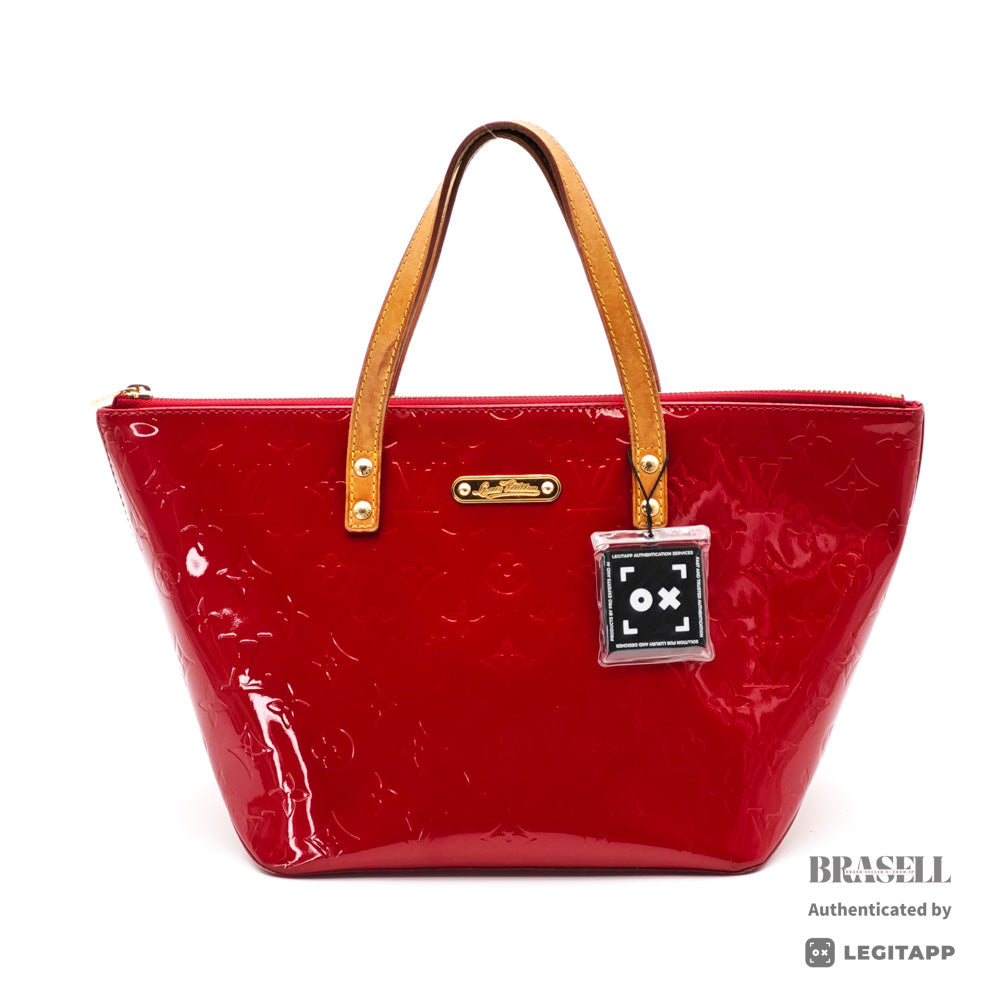 LOUIS VUITTON Bellevue PM Vernis Patent Leather Hand Bag M93583【ImportFeeFREE】