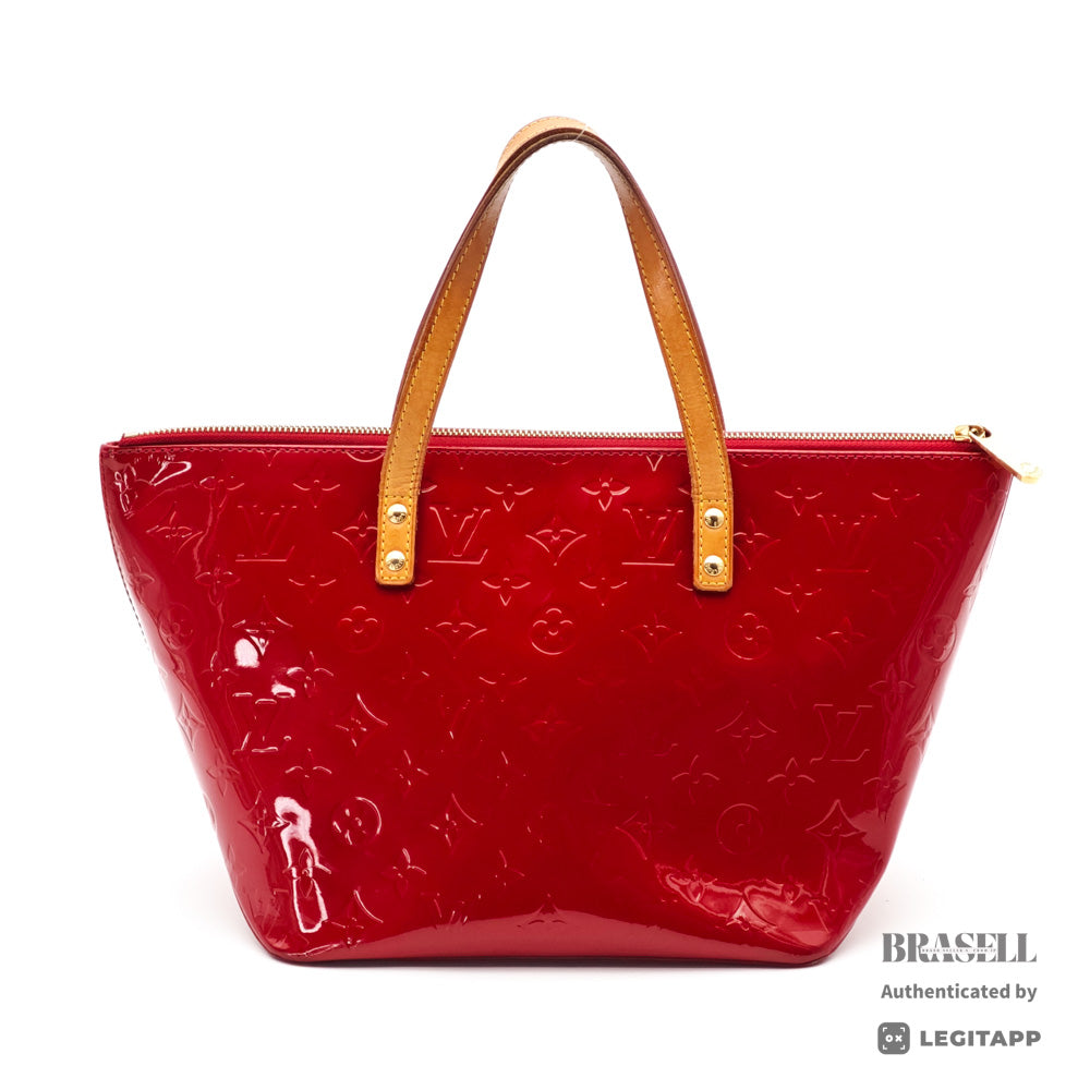 LOUIS VUITTON Bellevue PM Vernis Patent Leather Hand Bag M93583【ImportFeeFREE】
