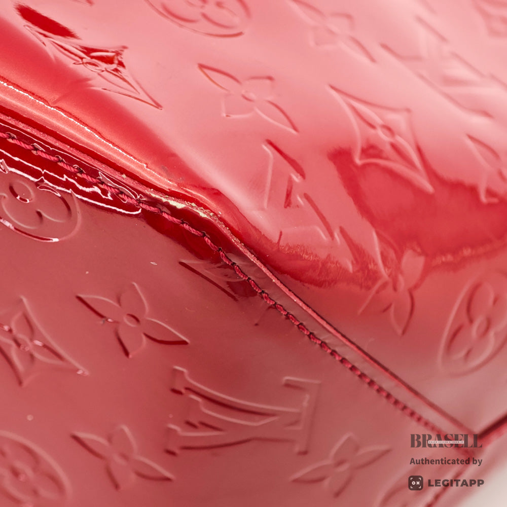 LOUIS VUITTON Bellevue PM Vernis Patent Leather Hand Bag M93583【ImportFeeFREE】