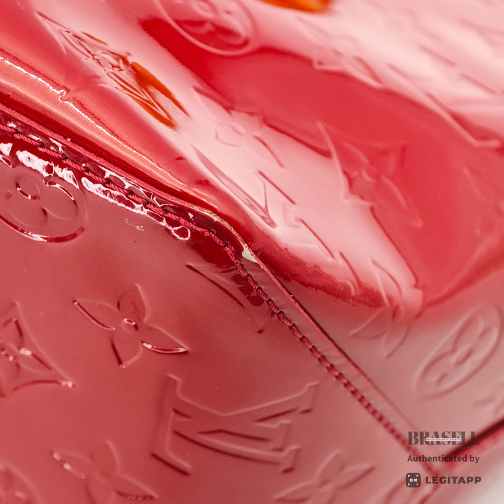 LOUIS VUITTON Bellevue PM Vernis Patent Leather Hand Bag M93583【ImportFeeFREE】