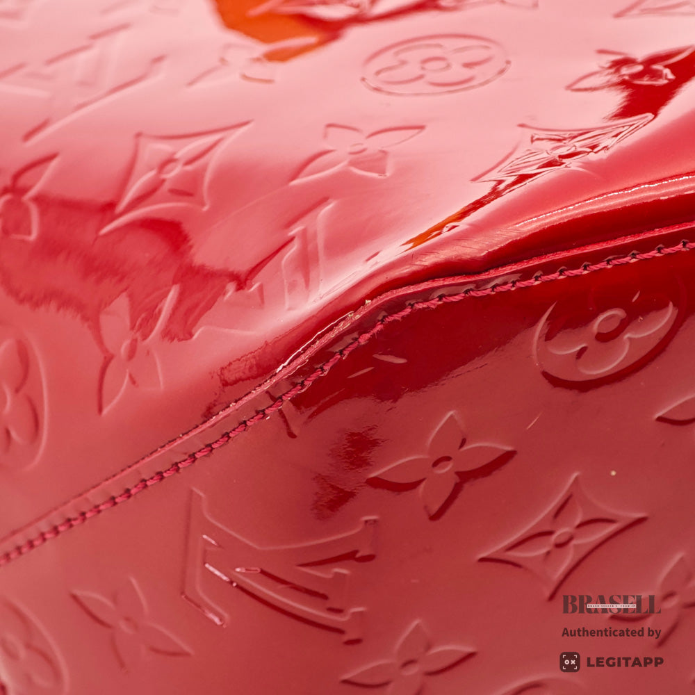 LOUIS VUITTON Bellevue PM Vernis Patent Leather Hand Bag M93583【ImportFeeFREE】