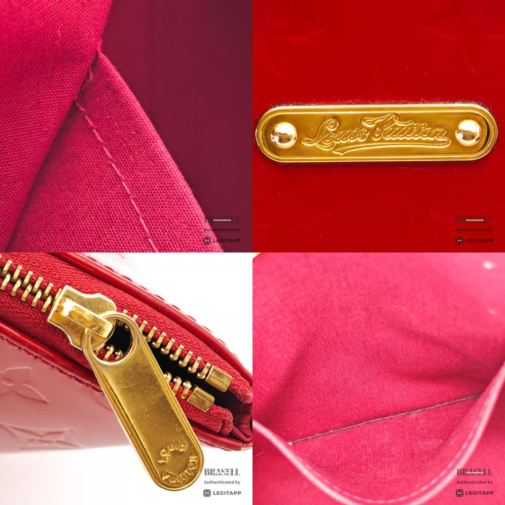 LOUIS VUITTON Bellevue PM Vernis Patent Leather Hand Bag M93583【ImportFeeFREE】