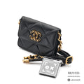 CHANEL Mini Matelasse Lambskin Black Chain Shoulder Bag 【ImportFeeFREE】