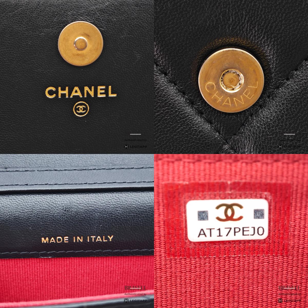 CHANEL Mini Matelasse Lambskin Black Chain Shoulder Bag 【ImportFeeFREE】