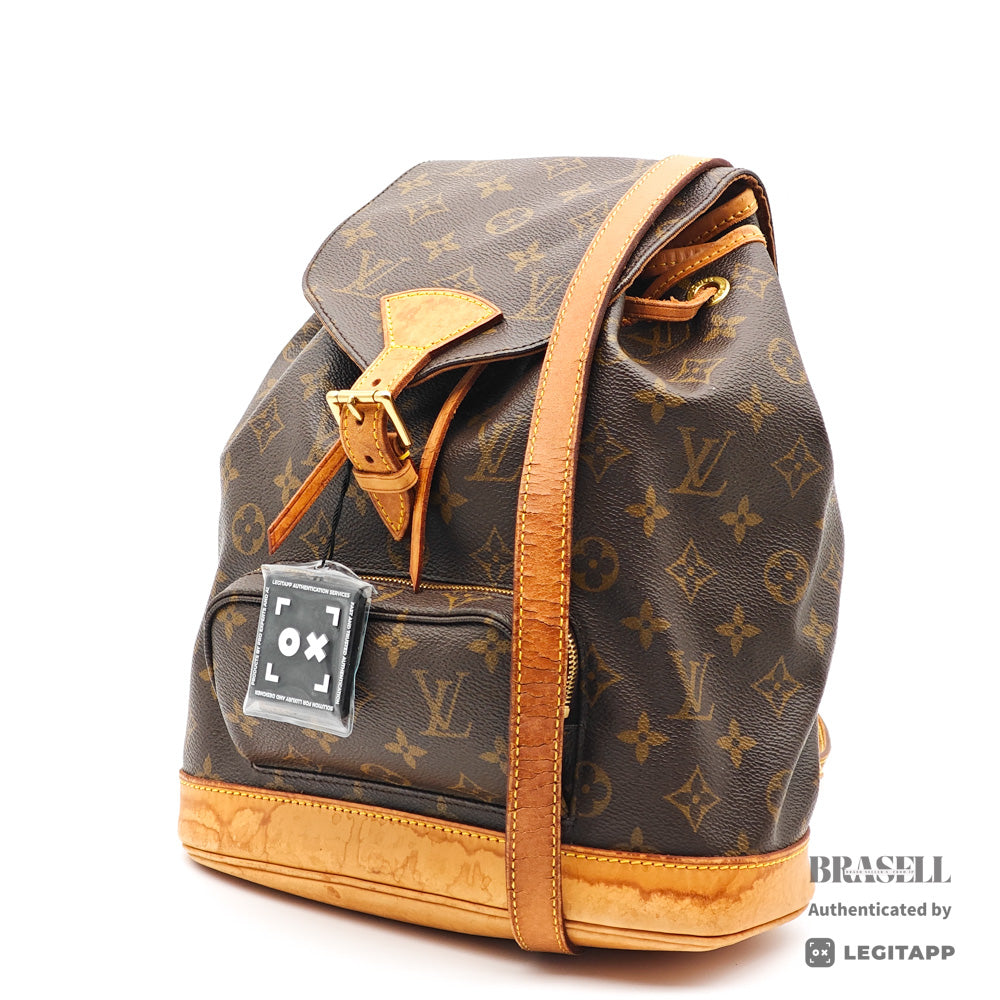 LOUIS VUITTON Montsouris MM Monogram Canvas M51136 Backpack 【ImportFeeFREE】