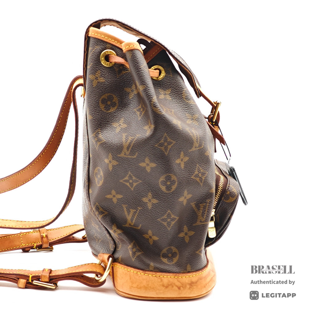 LOUIS VUITTON Montsouris MM Monogram Canvas M51136 Backpack 【ImportFeeFREE】
