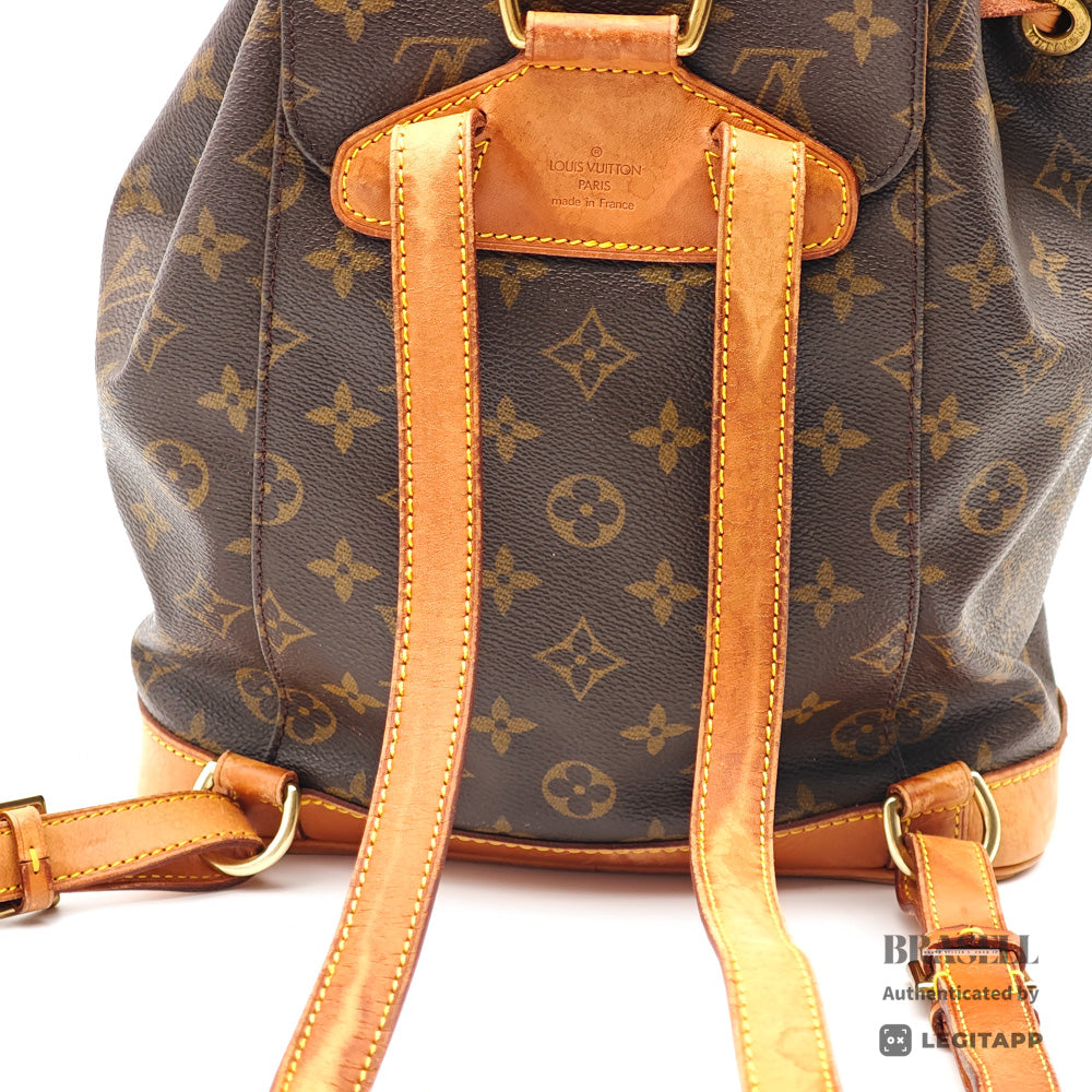 LOUIS VUITTON Montsouris MM Monogram Canvas M51136 Backpack 【ImportFeeFREE】