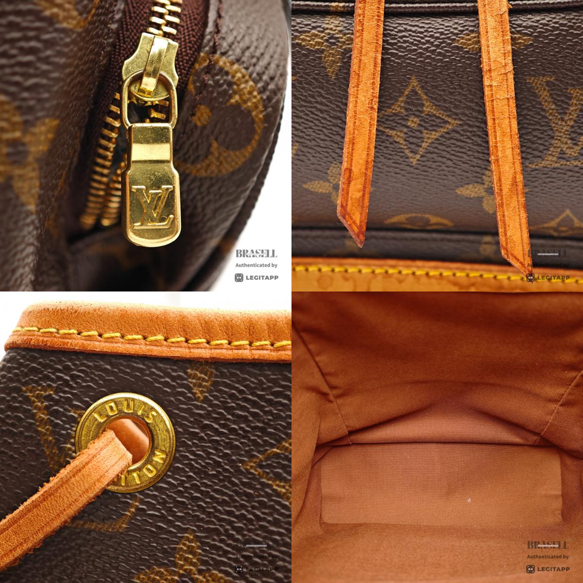 LOUIS VUITTON Montsouris MM Monogram Canvas M51136 Backpack 【ImportFeeFREE】