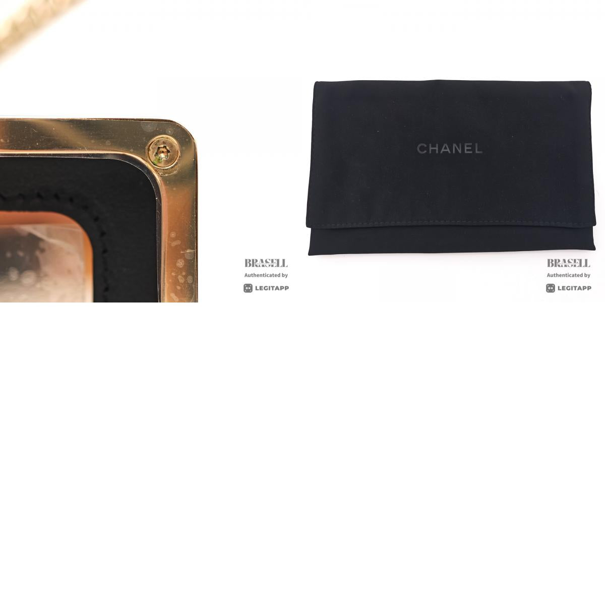 CHANEL Boy Chanel Minaudiere Patent Leather Black Shoulder Bag【ImportFeeFREE】