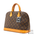 LOUIS VUITTON Alma Monogram Canvas M51130 Brown Hand Bag 【ImportFeeFREE】