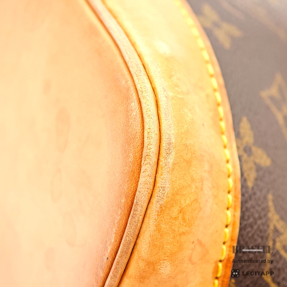 LOUIS VUITTON Alma Monogram Canvas M51130 Brown Hand Bag 【ImportFeeFREE】