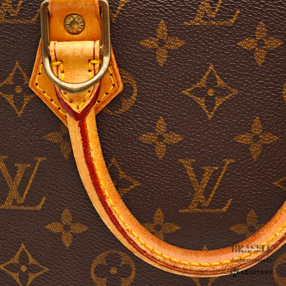LOUIS VUITTON Alma Monogram Canvas M51130 Brown Hand Bag 【ImportFeeFREE】