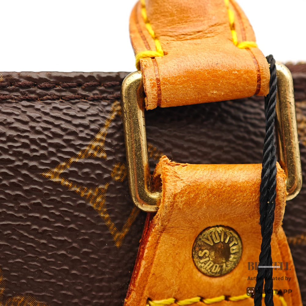 LOUIS VUITTON Alma Monogram Canvas M51130 Brown Hand Bag 【ImportFeeFREE】