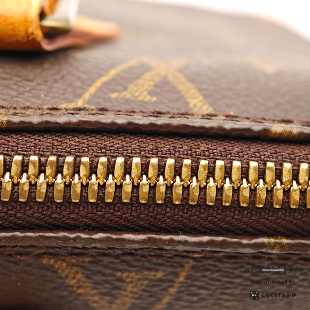 LOUIS VUITTON Alma Monogram Canvas M51130 Brown Hand Bag 【ImportFeeFREE】