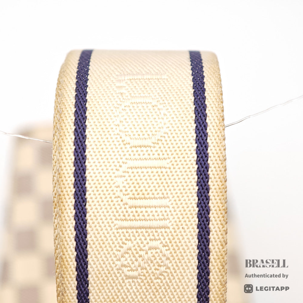 LOUIS VUITTON Naviglio Damier Azur Canvas N51189 Shoulder Bag 【ImportFeeFREE】