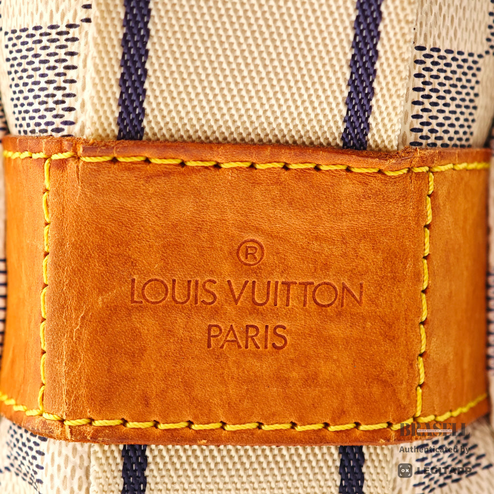 LOUIS VUITTON Naviglio Damier Azur Canvas N51189 Shoulder Bag 【ImportFeeFREE】