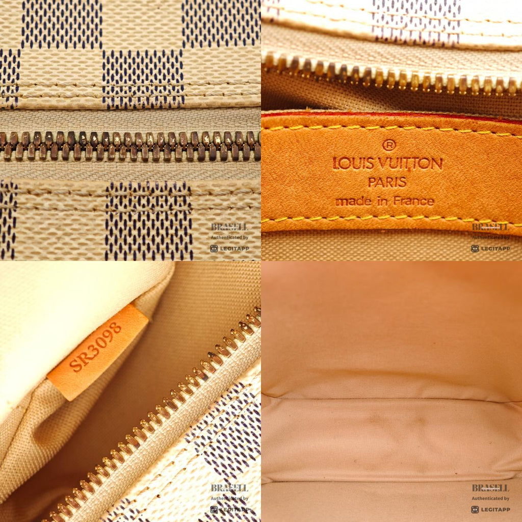 LOUIS VUITTON Naviglio Damier Azur Canvas N51189 Shoulder Bag 【ImportFeeFREE】