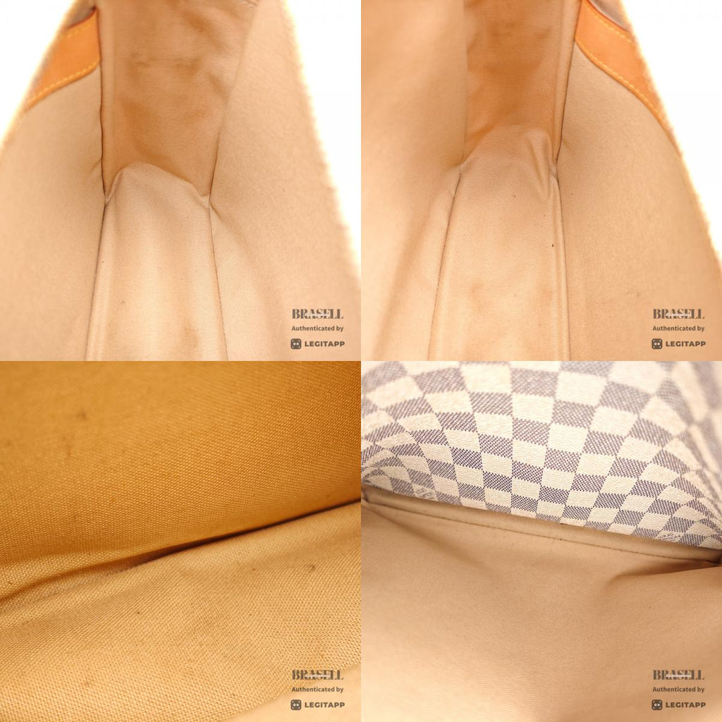 LOUIS VUITTON Naviglio Damier Azur Canvas N51189 Shoulder Bag 【ImportFeeFREE】