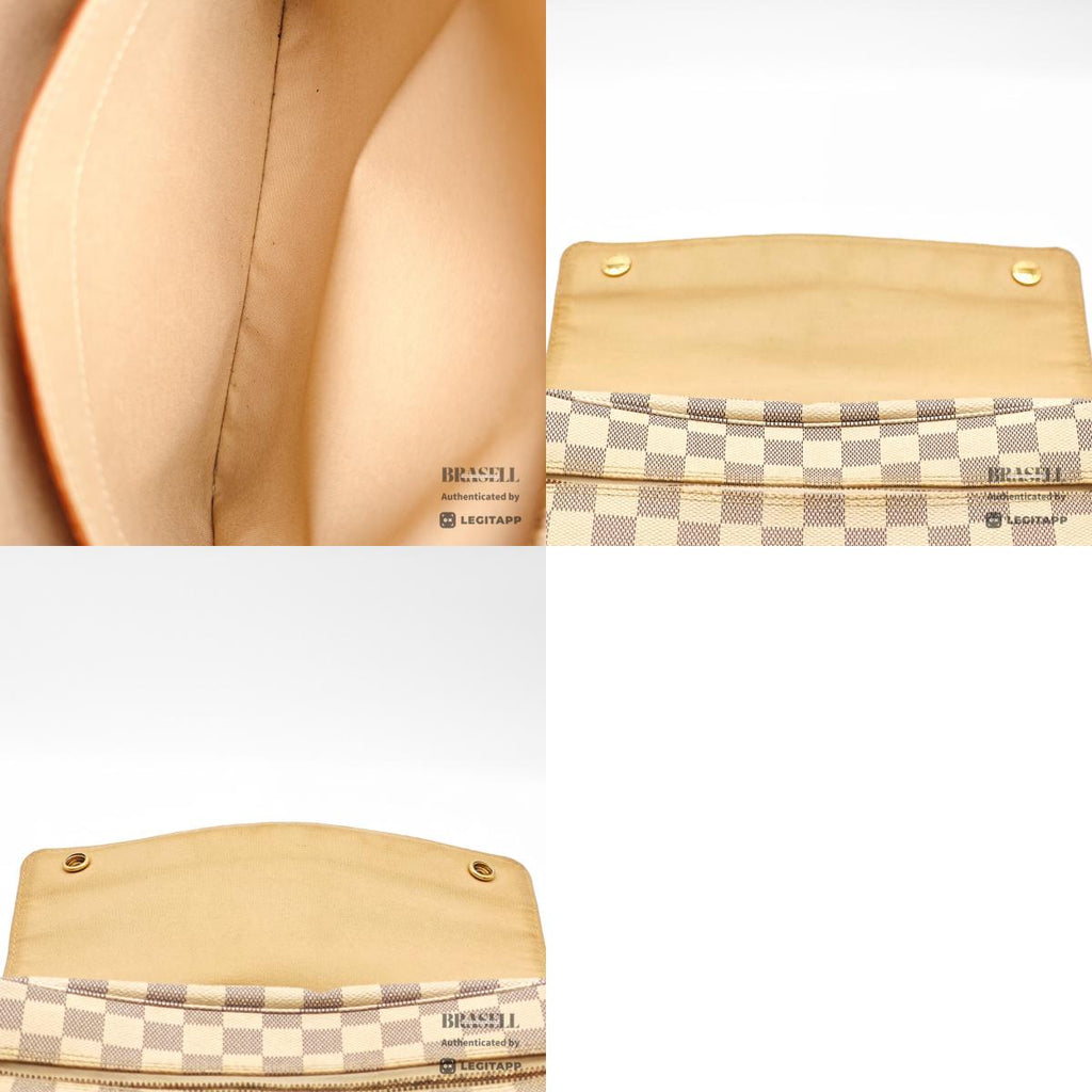LOUIS VUITTON Naviglio Damier Azur Canvas N51189 Shoulder Bag 【ImportFeeFREE】