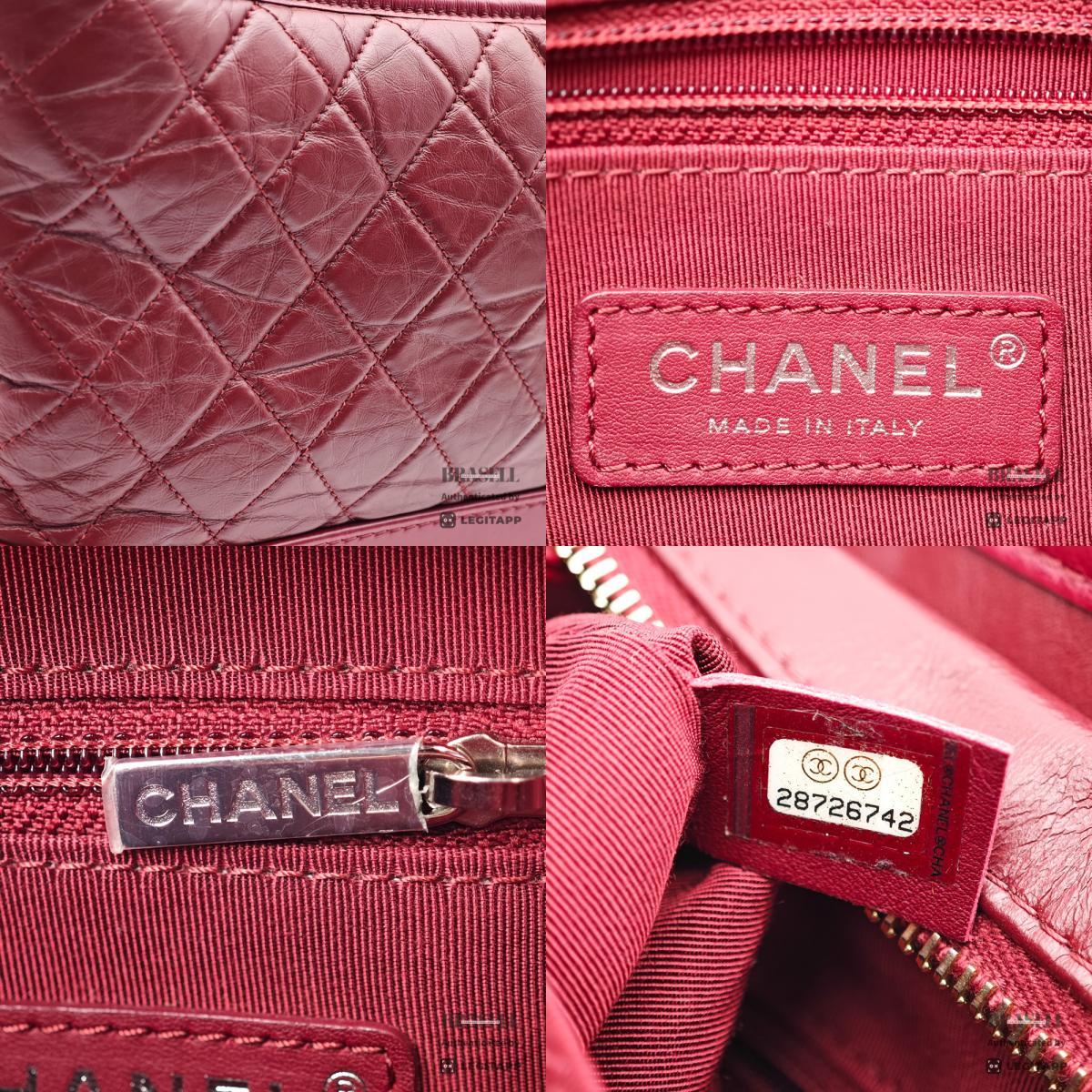 CHANEL Gabrielle Leather Chain Shoulder Bag 【ImportFeeFREE】