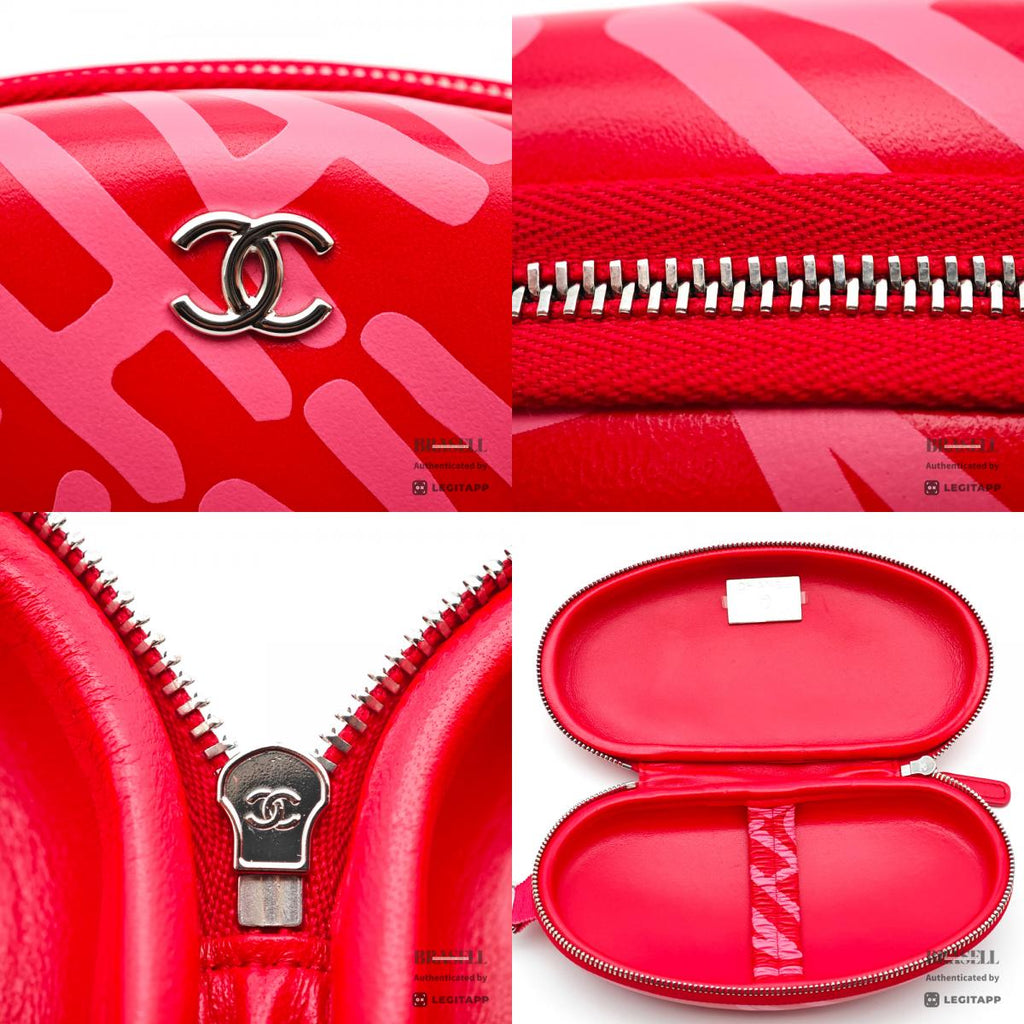 CHANEL Coco Neige Leather Black Sunglasses Case 【ImportFeeFREE】