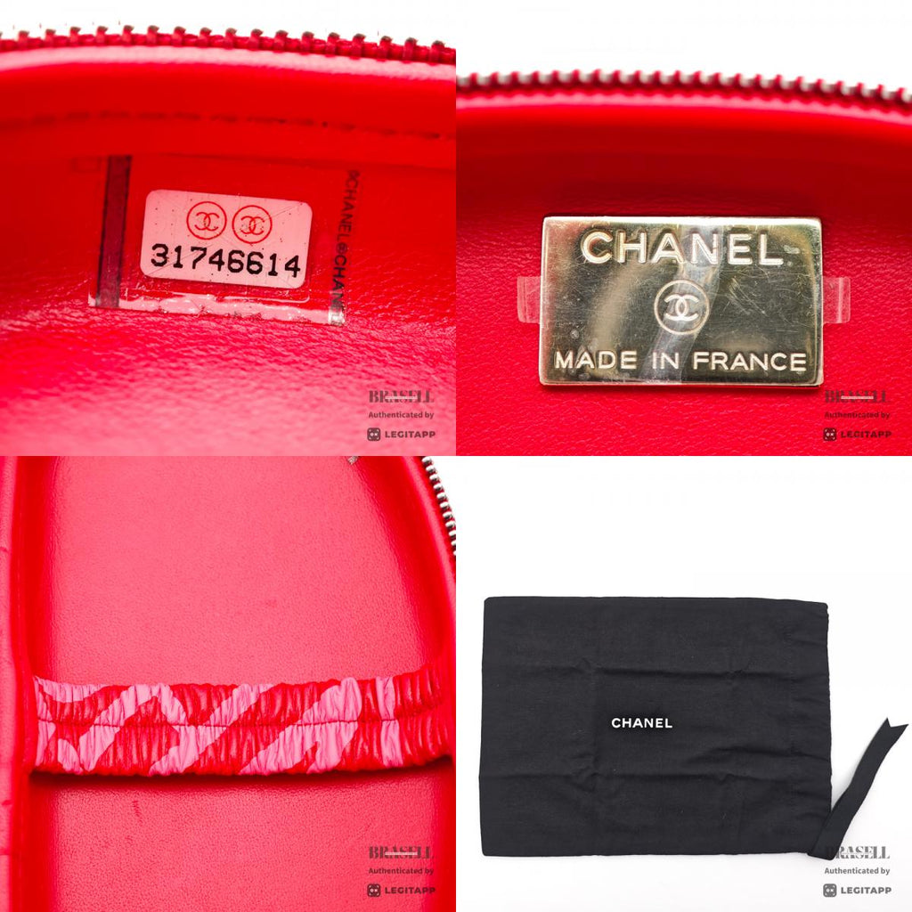 CHANEL Coco Neige Leather Black Sunglasses Case 【ImportFeeFREE】
