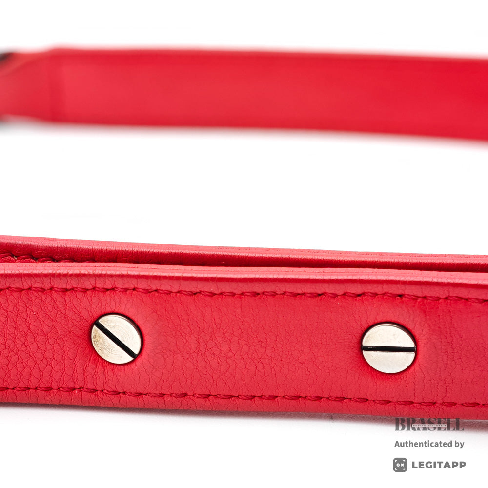 CHANEL Boy CHANEL Calfskin Red Chain Shoulder Bag 【ImportFeeFREE】