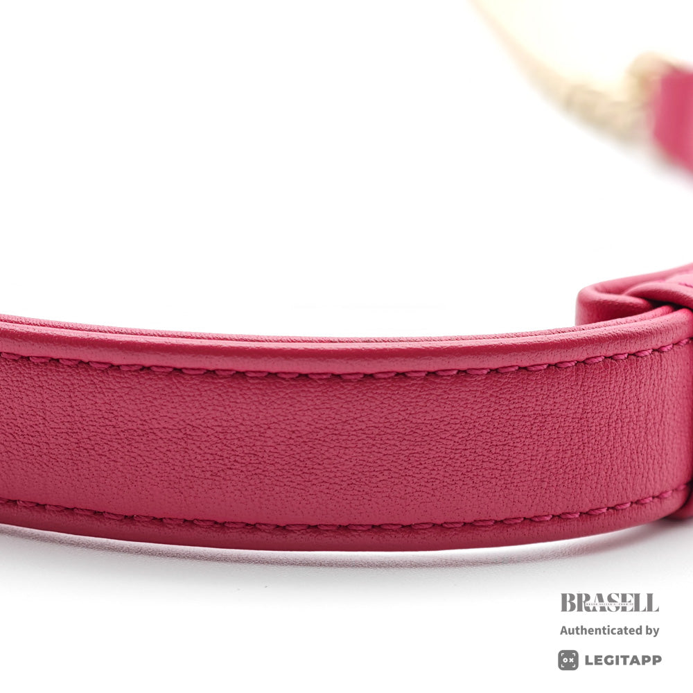 CHANEL Boy Chanel 20 Tweed Pink Chain Shoulder Bag 【ImportFeeFREE】