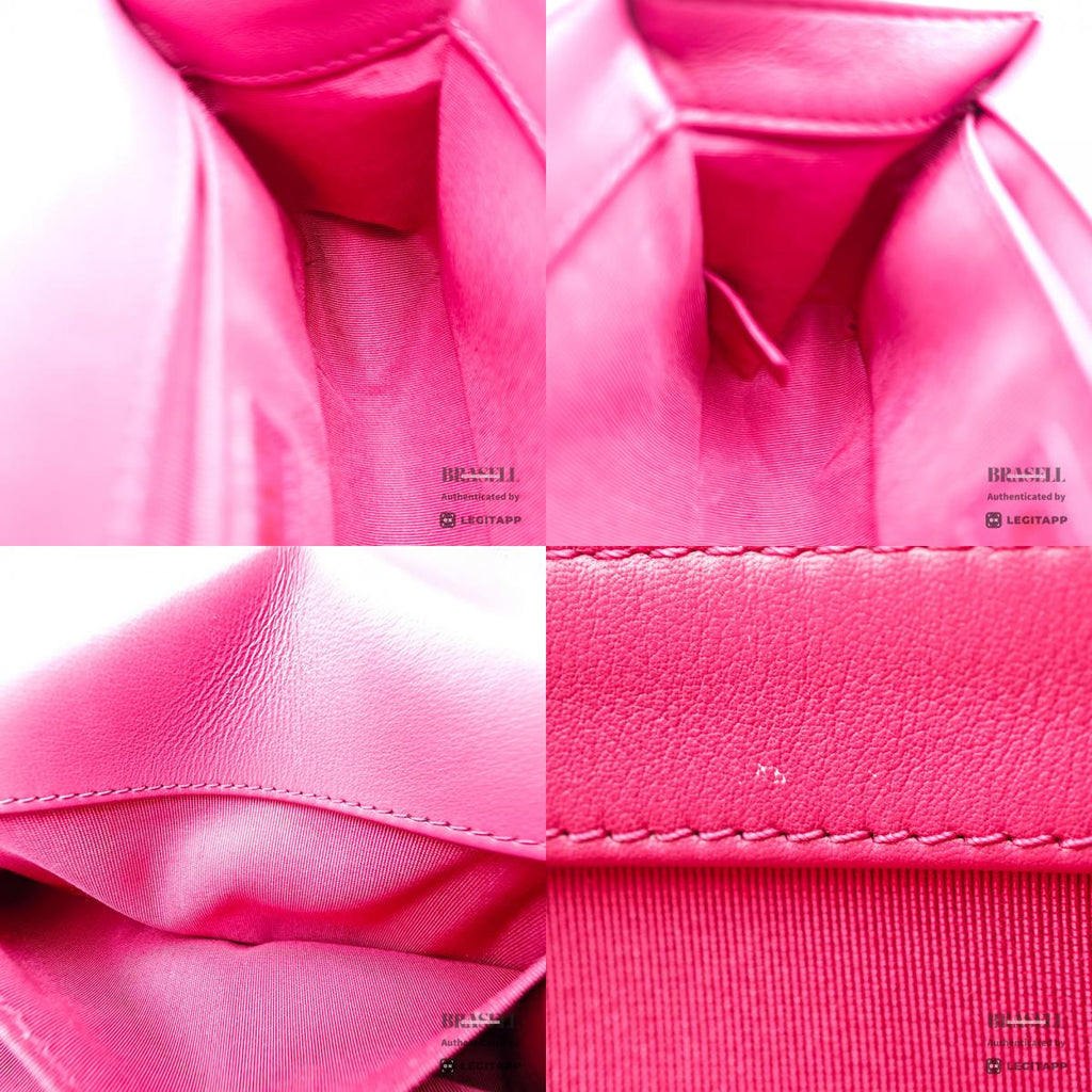 CHANEL Boy Chanel 20 Tweed Pink Chain Shoulder Bag 【ImportFeeFREE】