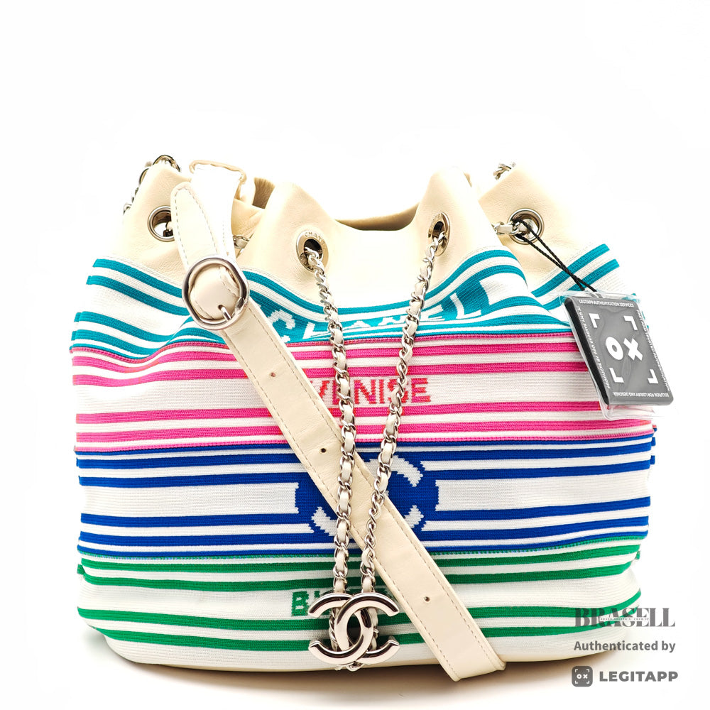 CHANEL Venice Biarritz Drawstring Shoulder Bag Women's 【ImportFeeFREE】