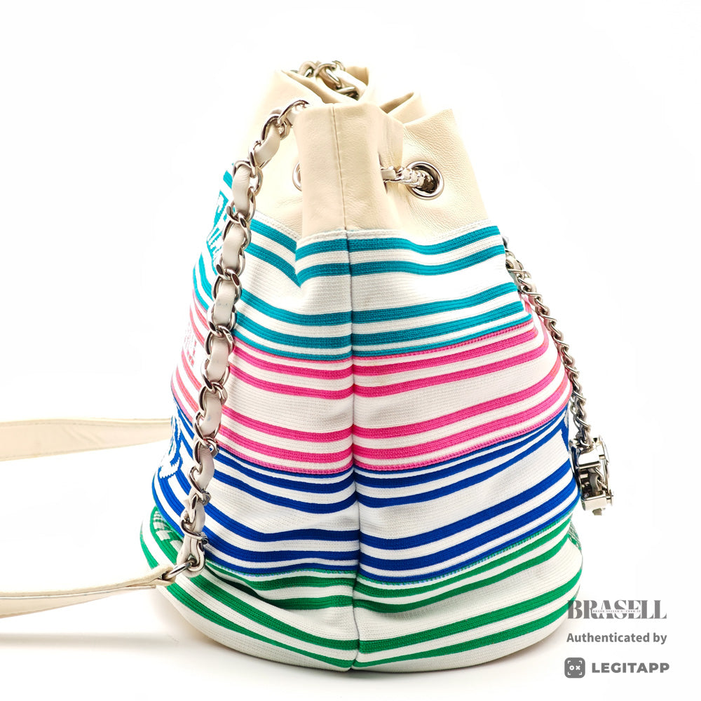 CHANEL Venice Biarritz Drawstring Shoulder Bag Women's 【ImportFeeFREE】