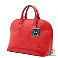 LOUIS VUITTON Alma PM Epi Leather Handbag Red【ImportFeeFREE】
