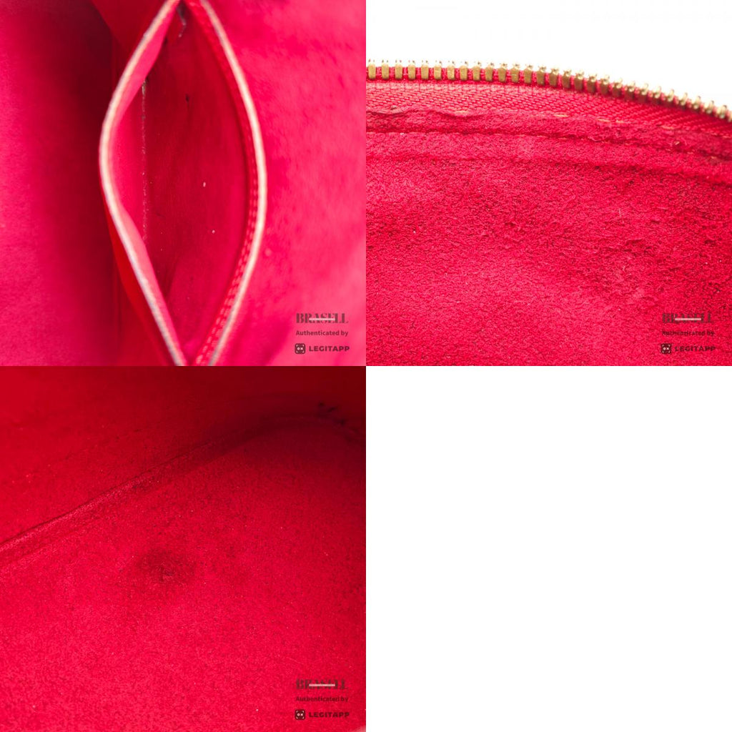 LOUIS VUITTON Alma PM Epi Leather Handbag Red【ImportFeeFREE】