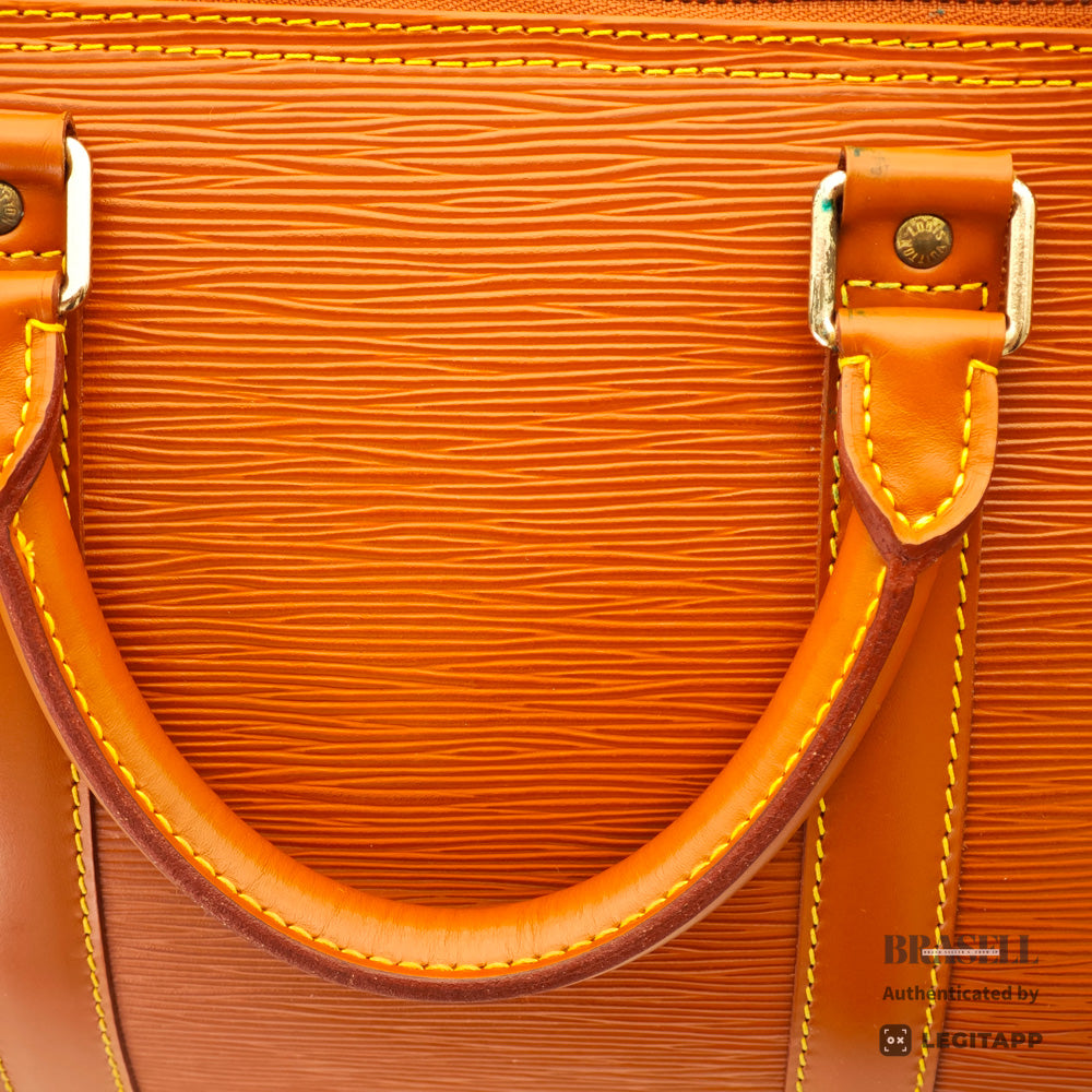 LOUIS VUITTON Keepall 50 Epi Leather Boston Travel Bag M42968 【ImportFeeFREE】