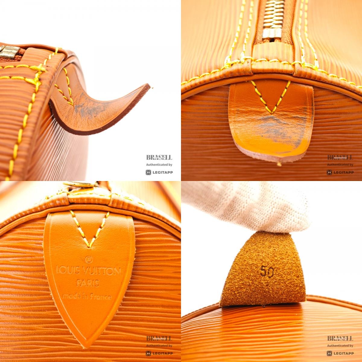 LOUIS VUITTON Keepall 50 Epi Leather Boston Travel Bag M42968 【ImportFeeFREE】