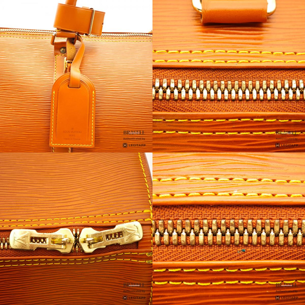 LOUIS VUITTON Keepall 50 Epi Leather Boston Travel Bag M42968 【ImportFeeFREE】
