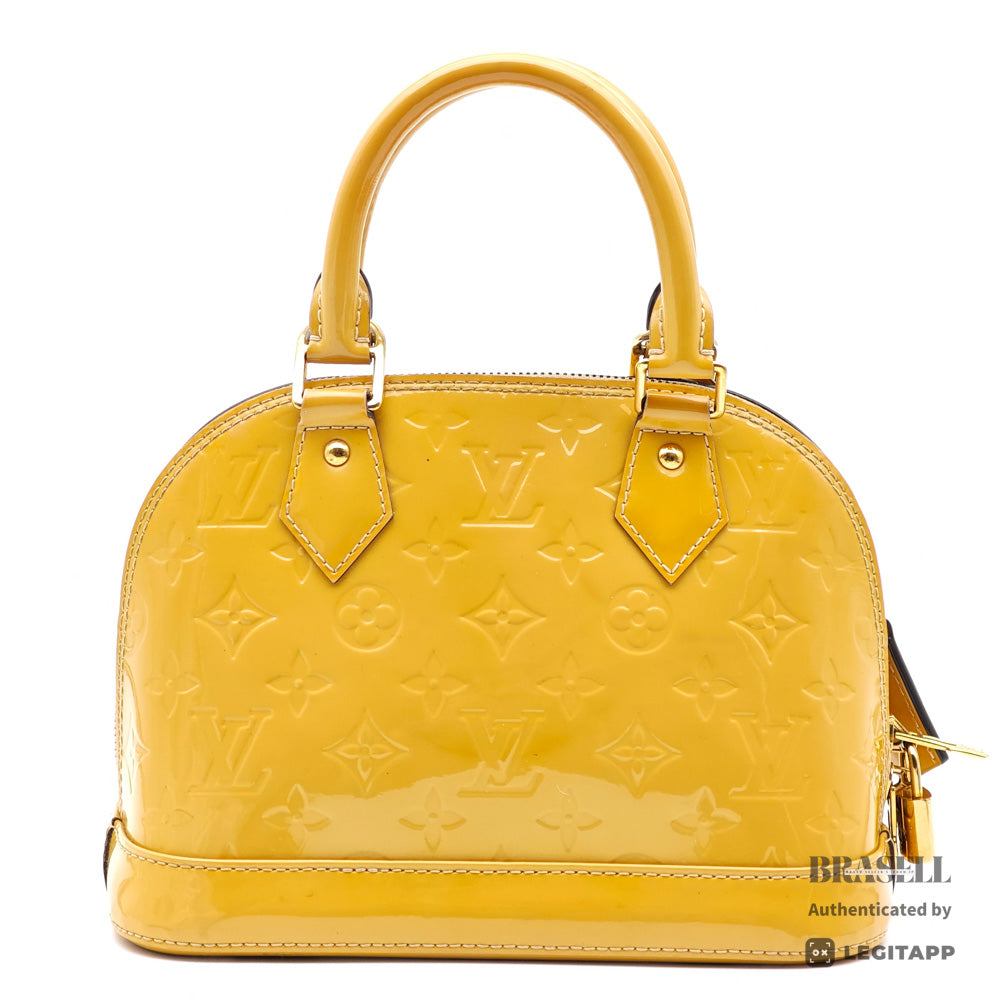 LOUIS VUITTON Alma PM Monogram Vernis Patent Leather Handbag【ImportFeeFREE】