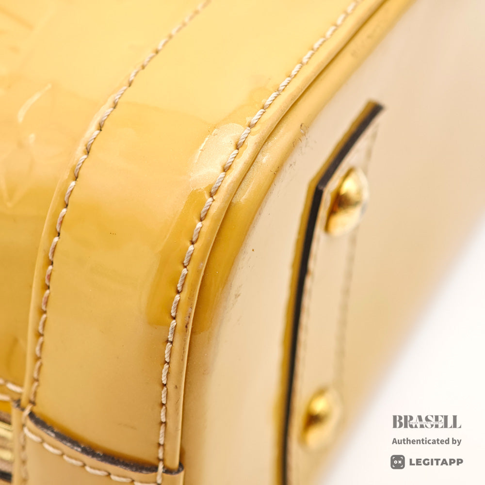 LOUIS VUITTON Alma PM Monogram Vernis Patent Leather Handbag【ImportFeeFREE】