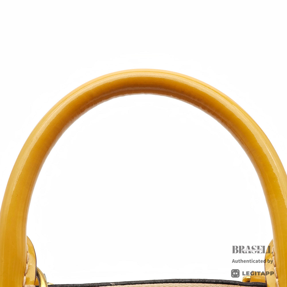 LOUIS VUITTON Alma PM Monogram Vernis Patent Leather Handbag【ImportFeeFREE】
