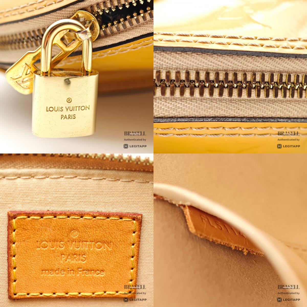 LOUIS VUITTON Alma PM Monogram Vernis Patent Leather Handbag【ImportFeeFREE】