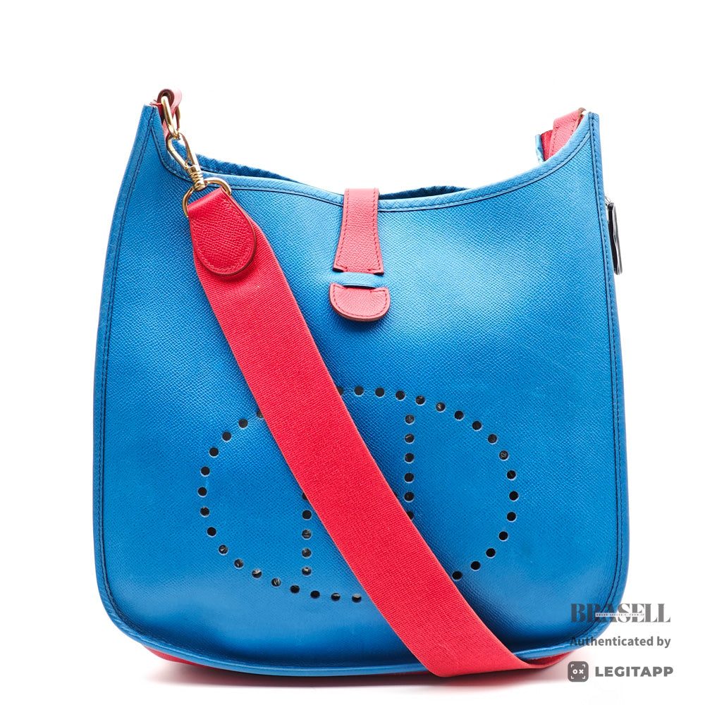 HERMES Evelyne Shoulder Bag Leather Y Stamp Crossbody Bag 【ImportFeeFREE】