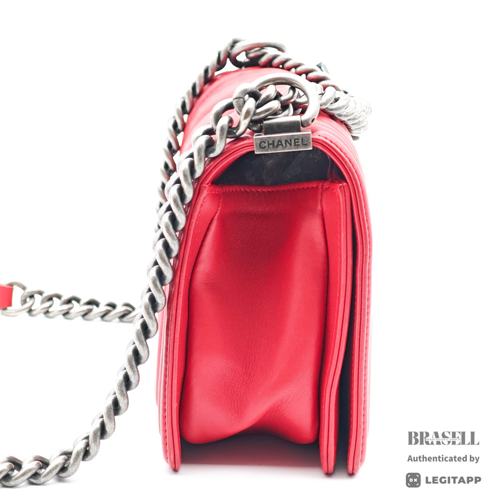 CHANEL Boy Small Chevron V Stitch Shoulder Bag 【ImportFeeFREE】