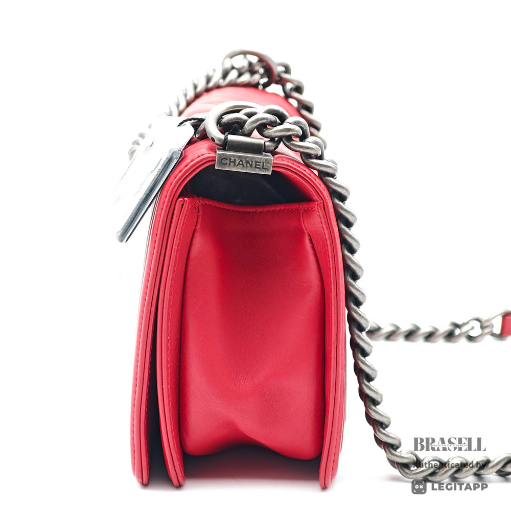 CHANEL Boy Small Chevron V Stitch Shoulder Bag 【ImportFeeFREE】