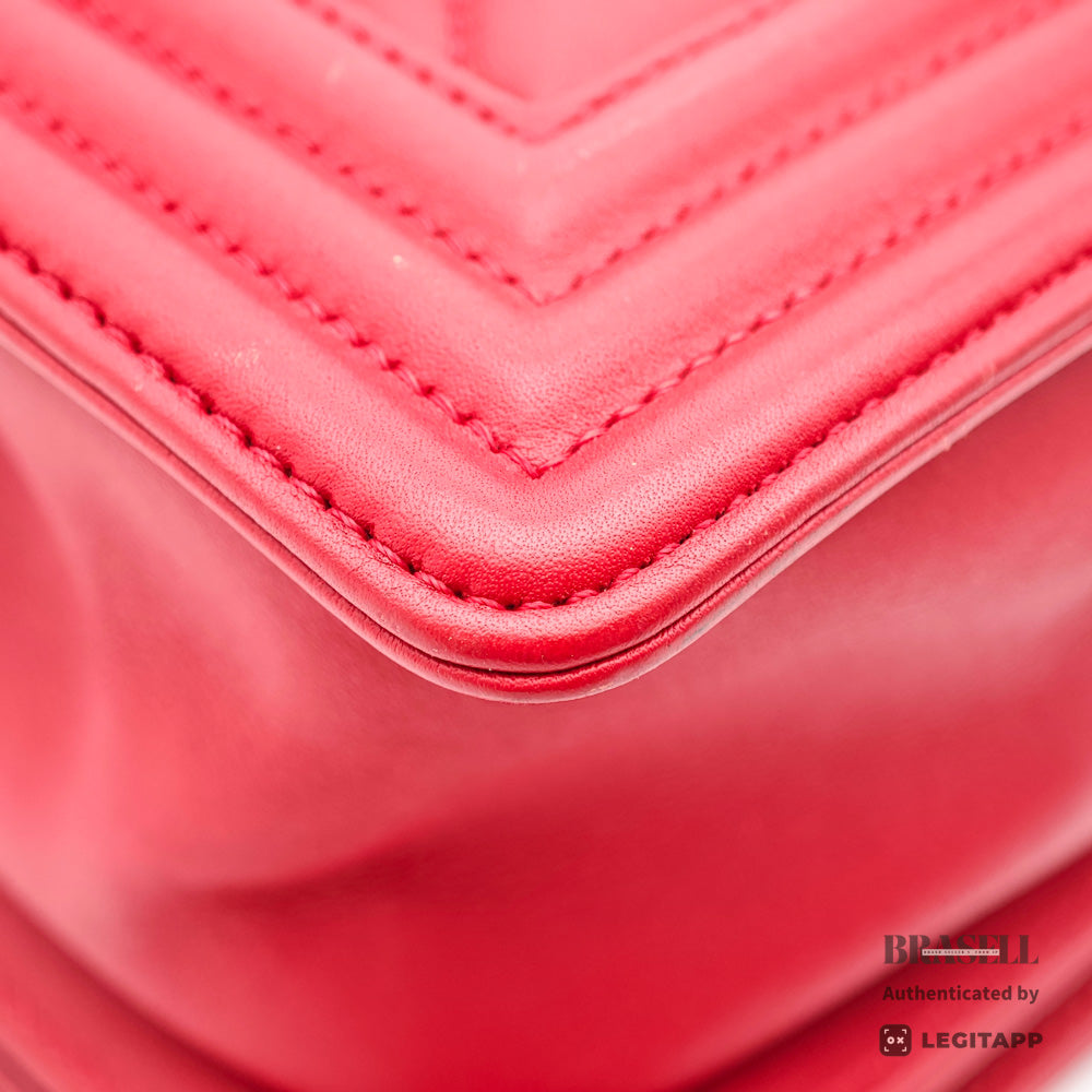 CHANEL Boy Small Chevron V Stitch Shoulder Bag 【ImportFeeFREE】