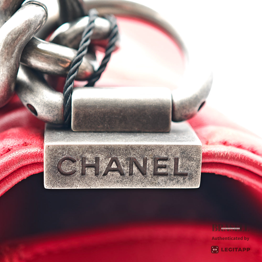 CHANEL Boy Small Chevron V Stitch Shoulder Bag 【ImportFeeFREE】