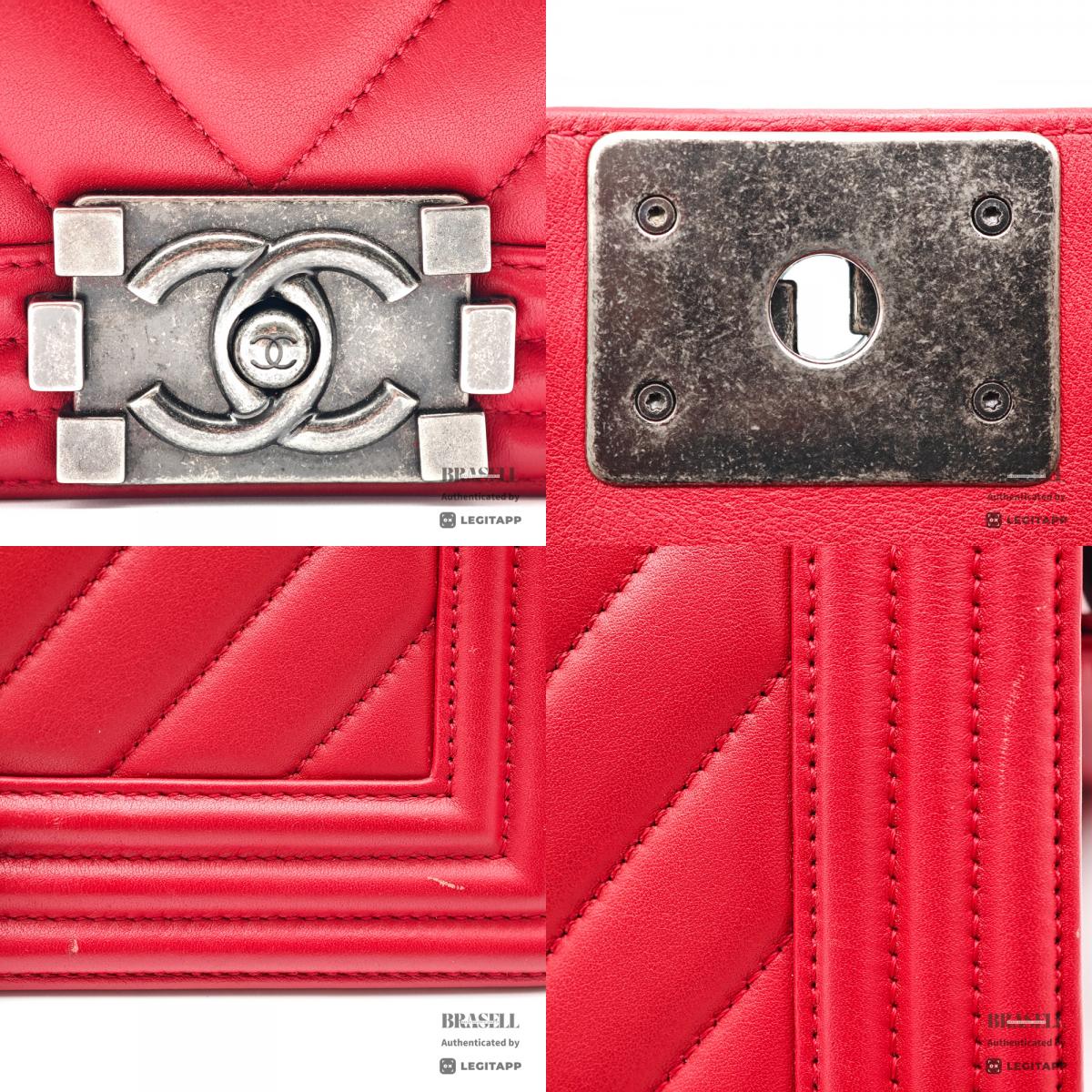 CHANEL Boy Small Chevron V Stitch Shoulder Bag 【ImportFeeFREE】