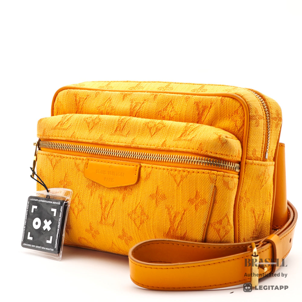 LOUIS VUITTON Outdoor Bumbag Monogram Canvas Orange M44623 【ImportFeeFREE】