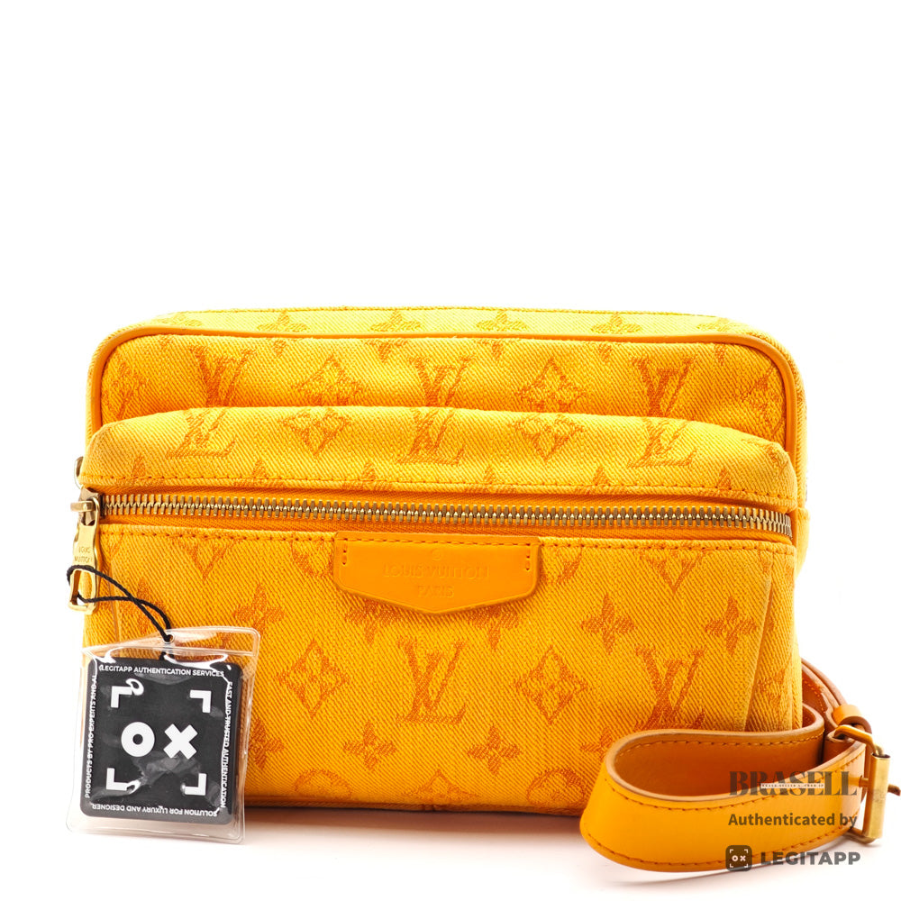LOUIS VUITTON Outdoor Bumbag Monogram Canvas Orange M44623 【ImportFeeFREE】