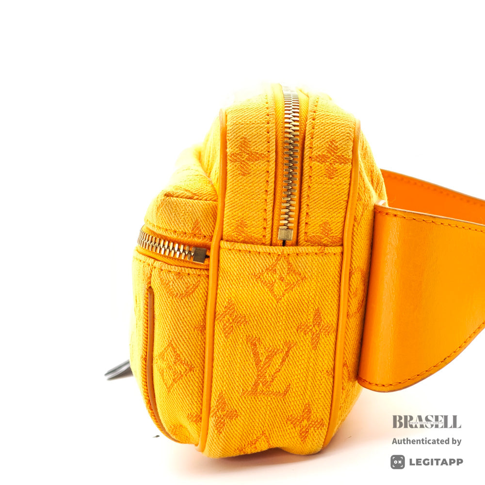 LOUIS VUITTON Outdoor Bumbag Monogram Canvas Orange M44623 【ImportFeeFREE】